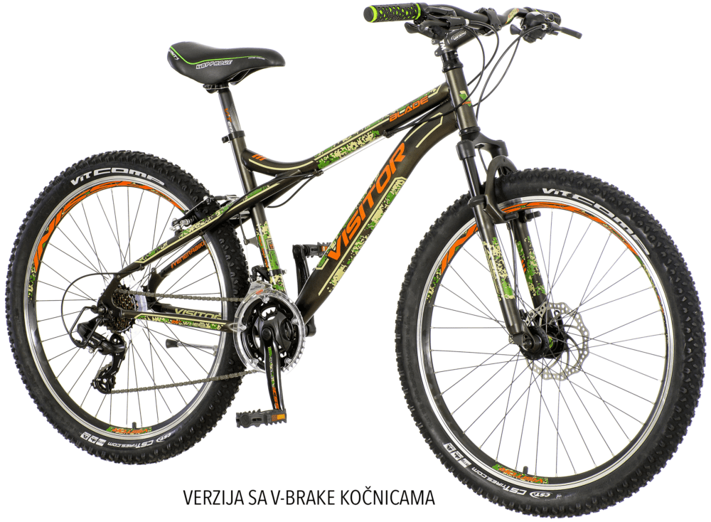 VISITOR BLADE CRNO ZELENO NARANDŽAST BLA262AM 26"/17"