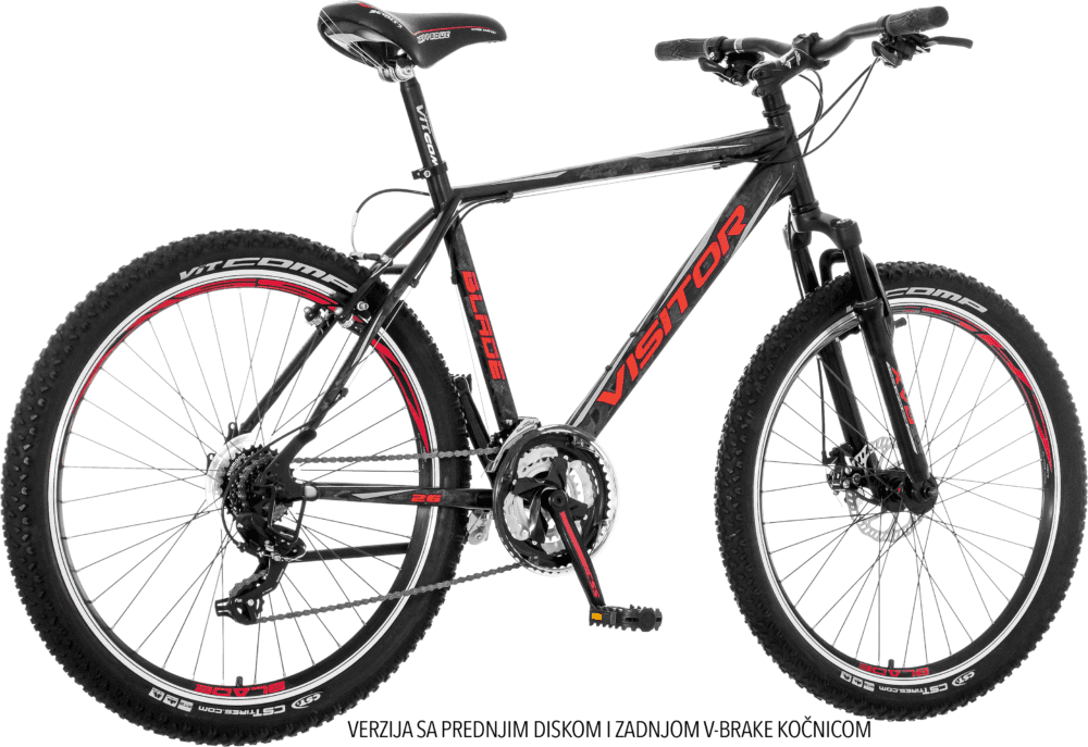 VISITOR SCOUT BLADE CRNO CRVENI BLA264AMD1 26"/19"