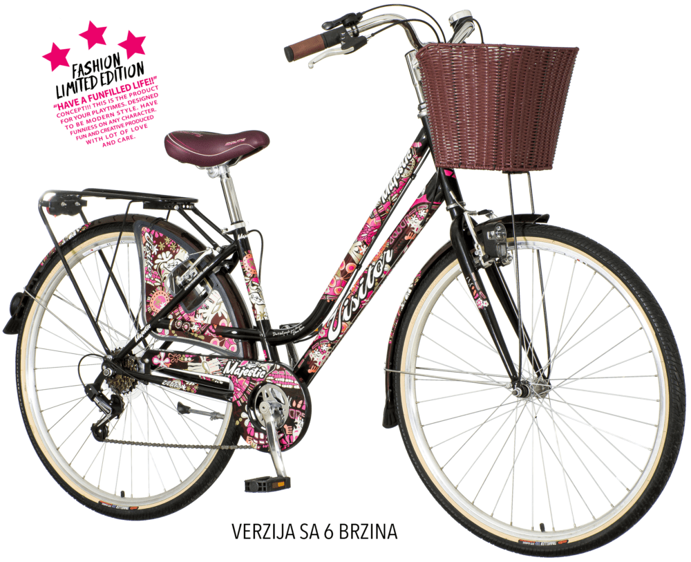 VISITOR MAJESTIC CRNO BRAON FAS2816S6 28"/17"