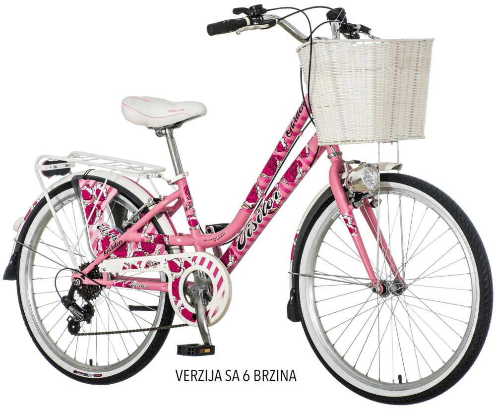 VISITOR FASHION SECRET GARDEN ROZA BELO FAS243S6#11 24"/13"