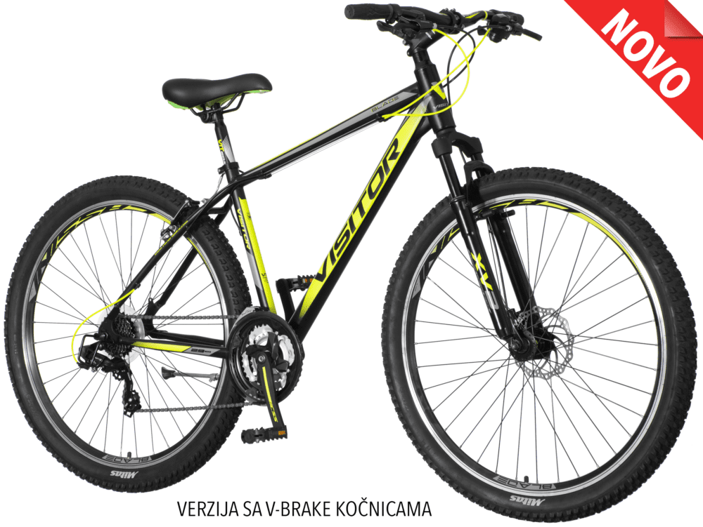 VISITOR BLADE CRNO SIVO ZUTI AMORTIZ BLA292AM 29"/18"
