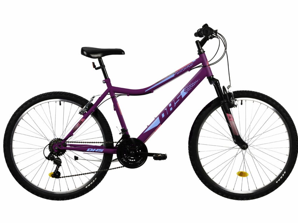 DHS NŐI MTB ALACSONY 460 MM ES VÁZZAL 26" KERÉKKEL VIOLET