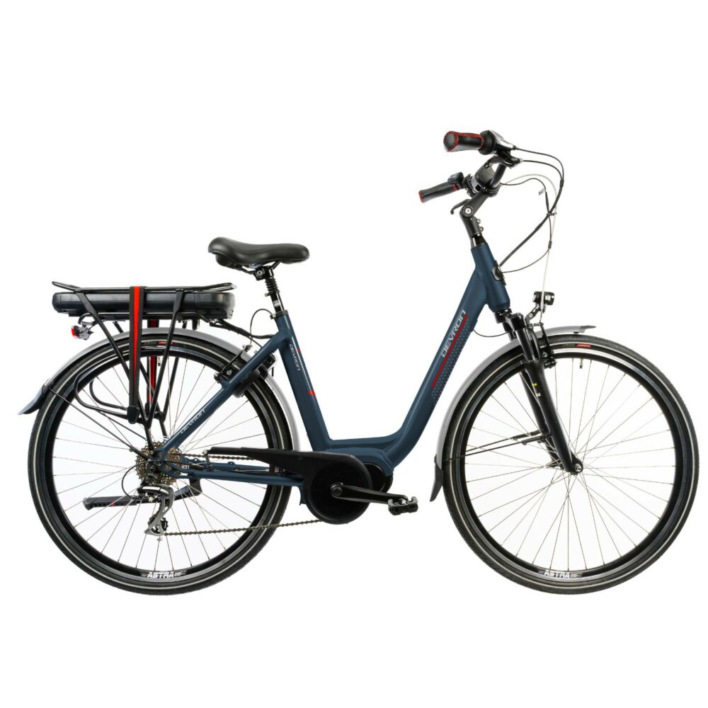 Devron 28414 elektromos kerékpár - 28 hüvelyk, 460 mm, kék
