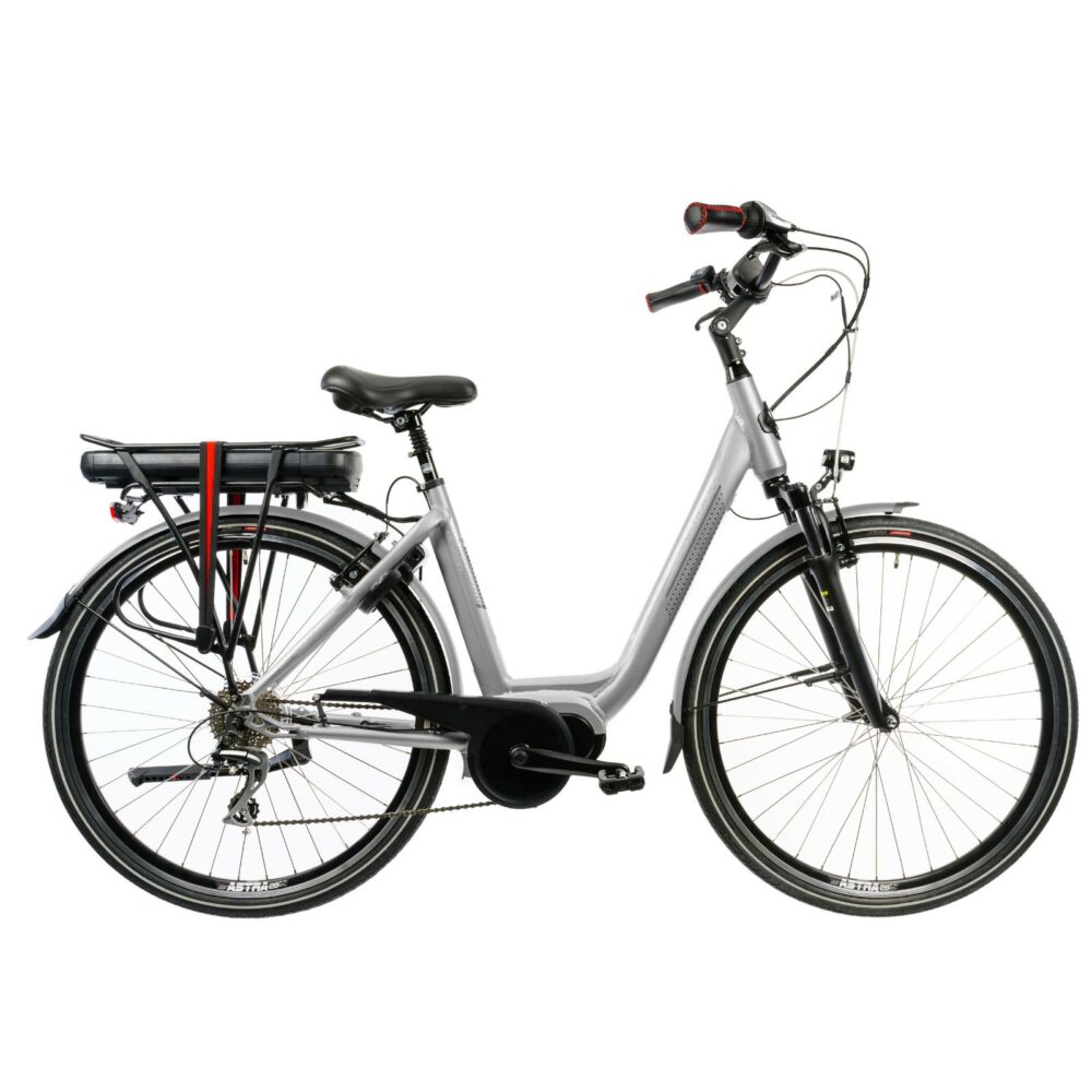 Devron 28414 elektromos kerékpár - 28 hüvelykes, 460 mm, bézs