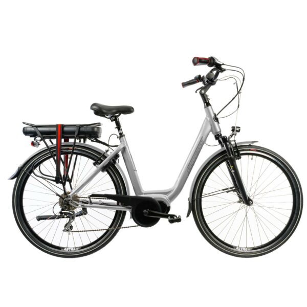 Devron 28414 elektromos kerékpár - 28 hüvelykes, 460 mm, bézs